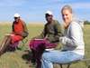 Kate Erskine - midday lunch in the middle of the Masai Mara